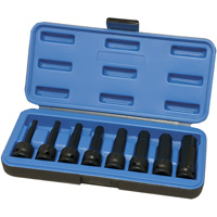 Metric Impact Socket Set, Hex, 1/2" Drive, 8 Pcs Mukwa Safety Services
