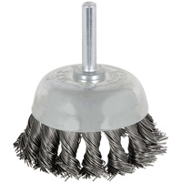 8046 Shaft Mounted Knot Twisted Cup Brush, 1-1/8" Dia. Mukwa Safety Services