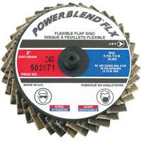 Powerblend FLX Roll-on Flap Disc, 3" x Type R, Z40 Grit, Zirconia Alumina Mukwa Safety Services