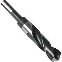1/2" Reduced 3-Flat Shank Drill Bit, 33/64", High Speed Steel, 3" Flute, 118° Point Mukwa Safety Services