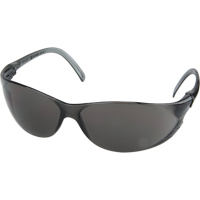 Twister Series Safety Glasses, Grey/Smoke Lens, Anti-Scratch, ANSI Z87+/Meets/Exceeds CSA Z94.3 Mukwa Safety Services