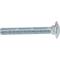 Carriage Bolt, Standard, 5/16" x 3" L, Zinc Cr+3, Coarse Mukwa Safety Services