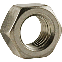 Hex Nut, 1/4", Stainless Steel, Fine Thread Mukwa Safety Services
