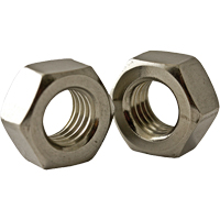 Hex Nut, 7/8", Stainless Steel, Coarse Thread Mukwa Safety Services