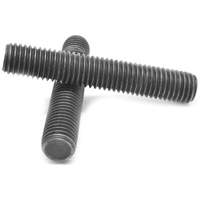 Fully Threaded Stud, 3/8"-16, 4-1/2" L, Plain, B7 Grade Mukwa Safety Services