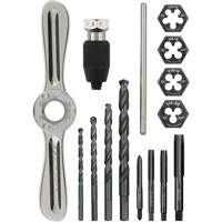 Tap and Die Set with Hex-Lok 2-in-1 Handle, 15 Pieces Mukwa Safety Services