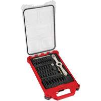 Metric Tap & Die PackOut Set with Hex-Lok 2-in-1 Handle, 38 Pieces Mukwa Safety Services