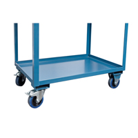 Chariots de service mobiles, 2 Tiers, 24" la x 57" h x 40" p, Capacit&eacute; 1200 lb Mukwa Safety Services