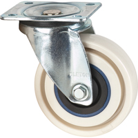 Sandwich Casters, Swivel, 5" (127 mm), Nylon, 440 lbs. (199.58 kg.) Mukwa Safety Services