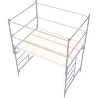 Accessoires pour &eacute;chafaudage - Barre de retenue, Barre de retenue, 2" la x 84" h Mukwa Safety Services