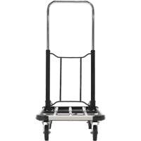 Chariot &agrave; plateforme repliable, Acier inoxydable, 300 lb, 28" lo x 16" la, Hauteur 33-1/2" Mukwa Safety Services