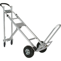Three-Position Spartan III Convertible Hand Truck, Aluminum, 750 lbs. Capacity Mukwa Safety Services