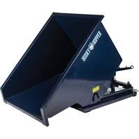 Conteneur autobasculeur, Acier, 1 vg³, Bleu Mukwa Safety Services