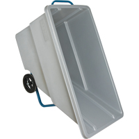 Tilt Truck, Polyethylene, 0.625 cu. yd., 850 lbs. Load Capacity Mukwa Safety Services