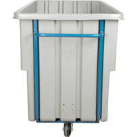 Tilt Truck, Polyethylene, 1.1 cu. yd., 1250 lbs. Load Capacity Mukwa Safety Services