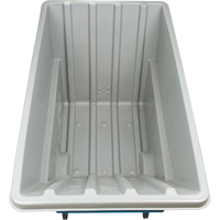 Tilt Truck, Polyethylene, 1.1 cu. yd., 1250 lbs. Load Capacity Mukwa Safety Services