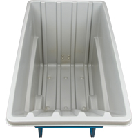 Tilt Truck, Polyethylene, 1.1 cu. yd., 2000 lbs. Load Capacity Mukwa Safety Services