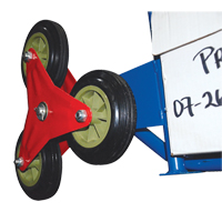 Stair Climbing Hand Truck, Steel Frame, 24" W x 45-3/4" H, 300 lbs. Capacity Mukwa Safety Services