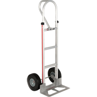 Diable &agrave; dos droit, Prise En P, Aluminium, Hauteur de 52", Capacit&eacute; 500 lb Mukwa Safety Services