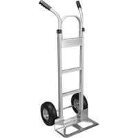 Knocked Down Hand Truck, Dual Handle, Aluminum, 50-5/8" Height, 500 lbs. Capacity Mukwa Safety Services
