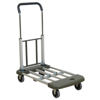 Chariot &agrave; plateforme t&eacute;l&eacute;pliante, Aluminium, 330 lb, 29-1/2" lo x 17-1/2" la, Hauteur 36-1/2" Mukwa Safety Services