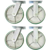 8" Caster Set for Platform Truck Mukwa Safety Services
