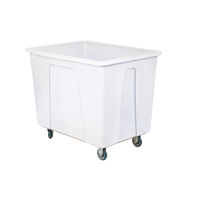 Caisson, Poly&eacute;thyl&egrave;ne blanc, 46" lo x 34" la x 40" h, Volume 25 pi³, Capacit&eacute; 600 lb Mukwa Safety Services