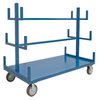 Support mobile pour tuyaux & barres, Acier, 48" la x 36" p x 60" h, Capacit&eacute; de 3000 lb Mukwa Safety Services
