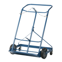 Chariot professionnel CC-2 pour deux bouteilles de gaz, Roues Caoutchouc moul&eacute;, Base de 16-7/8" la x 7-1/4" lo, 500 lb Mukwa Safety Services
