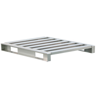 Palette &agrave; canaux en aluminium 4 c&ocirc;t&eacute;s Mukwa Safety Services