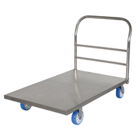 Chariot &agrave; plateforme, 48" lo x 30" la x Capacit&eacute; 2000 lb, Roues en Polyur&eacute;thane Mukwa Safety Services