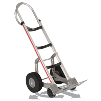 Self-Stabilizing Hand Truck, P-Handle Handle, Aluminum, 55'' Height, 500 lbs. Capacity Mukwa Safety Services