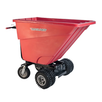 Chariot &agrave; bascule motoris&eacute;, Capacit&eacute; 13.5 cu.ft., 45" h x 33-1/2" la x 68" p Mukwa Safety Services
