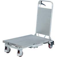 Manual Hydraulic Scissor Lift Table, 27-1/2" L x 17-5/8" W, Partial Stainless Steel, 400 lbs. Capacity Mukwa Safety Services