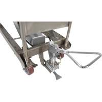 Manual Hydraulic Scissor Lift Table, 47" L x 24" W, Partial Stainless Steel, 2000 lbs. Capacity Mukwa Safety Services
