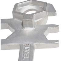 Drum Wrench, 3/4"/2" Opening, 9-1/2" Handle, Stainless Steel Mukwa Safety Services