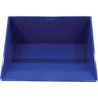 Conteneur autobasculeur, Acier, 3 vg³, Bleu Mukwa Safety Services
