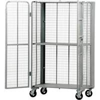 Chariot de s&eacute;curit&eacute; escamotable de s&eacute;rie FST, 1 niveaux, 27" lo x 45" la x 77" h, Cap. 2000 lb Mukwa Safety Services