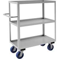 Industrial Grade Shelf Cart, 3 Tiers, 18-1/8" W x 47" H x 42" D, 1200 lbs. Capacity Mukwa Safety Services