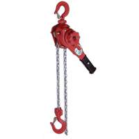 VQ Series Super Light Lever Hoist, 10' Lift, 2300 lbs. (1.6 tons) Capacity, Zinc Chain Mukwa Safety Services