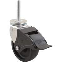 Emaxx RollX Wow Caster, Swivel with Brake, 4" (101.6 mm) Dia., 1200 lbs. (544.3 kg.) Capacity Mukwa Safety Services