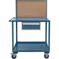 Chariot de service mobile, 2 Tiers, 24" la x 57" h x 40" p, Capacit&eacute; 1200 lb Mukwa Safety Services