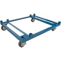 Dolly for Stacking Container, 48.5" W x 40-1/2" D x 10" H, 3000 lbs. Capacity Mukwa Safety Services