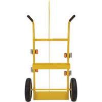 Chariot pour chalumeau et bouteille &agrave; gaz, Roues Rempli de mousse, Base de 23-13/16" la x 22-13/16" lo, 500 lb Mukwa Safety Services