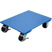 Steel Plate Dolly, 24" W x 30" D x 6" H, 1200 lbs. Capacity Mukwa Safety Services