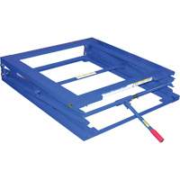 Support de palette ajustable, 42-1/2" lo x 40" la, Capacit&eacute; 5000 lb Mukwa Safety Services