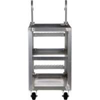 Chariot de pr&eacute;l&egrave;vement de stock, Aluminium, 21-7/8" la x 40" p, 3 tablettes, Capacit&eacute; 660 lb Mukwa Safety Services