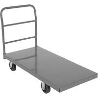 Chariot &agrave; plateforme, 48" lo x 24" la x Capacit&eacute; 2000 lb, Roues en Caoutchouc Mukwa Safety Services