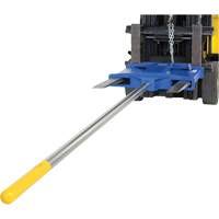 Forklift Carpet Pole, 108-1/2" Length, Fork Mount, 2500 lbs. Capacity Mukwa Safety Services