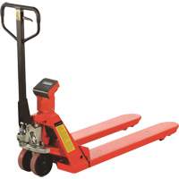Eco Weigh-Scale Pallet Truck, 45" L x 22.5" W, 4400 lbs. Cap. Mukwa Safety Services
